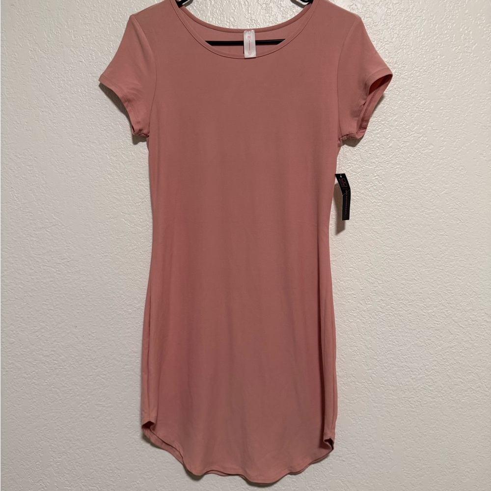 No Boundaries Blush Pink Mini Dress